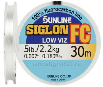 Флюорокарбон Sunline Siglon FC Clear 0,245 мм / 30 м